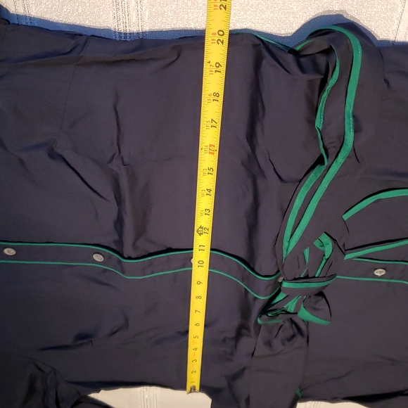 J.CREW New Cotton Poplin Dress ShirtDress Button Up Nautical Blue 10, 12 - Picture 8 of 12